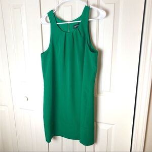Oleg Cassini Green Sleeveless Dress Size 8